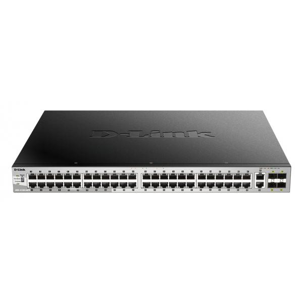 D-Link DGS-3130-54PS/E switch di rete Gestito L3 Gigabit Ethernet (10/100/1000) Supporto Power over Ethernet (PoE) Grigio