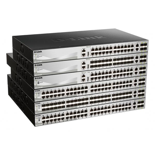 D-Link DGS-3130-30PS/E switch di rete Gestito L3 Gigabit Ethernet (10/100/1000) Supporto Power over Ethernet (PoE) Grigio