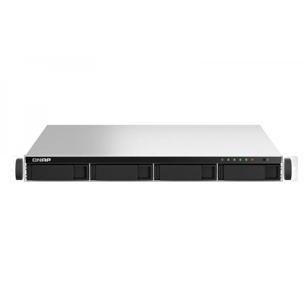 QNAP TS-464U-RP NAS Rack (1U) Collegamento ethernet LAN Alluminio, Nero N5095