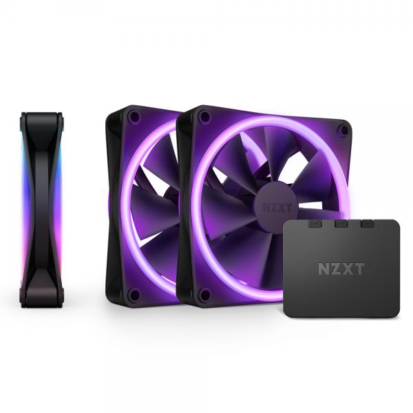 Nzxt F120 Rgb Duo Triple Pack Case Per Computer Ventilatore 12 Cm Nero 3 pz