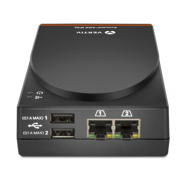 Vertiv Avocent ADX-IPSL104-400 switch per keyboard-video-mouse (kvm) Nero