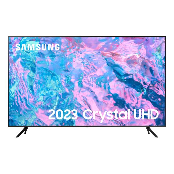 Samsung Series 7 UE43CU7100KXXU TV 109,2 cm [43] 4K Ultra HD Smart TV Wi-Fi (43 INCH Ultra HD PurColour Gaming Hub OTS Lite Crystal Processor 4K HDR Smart Adaptive Sound)