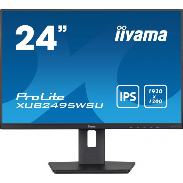 iiyama ProLite XUB2495WSU-B5 Monitor PC 61,2 cm [24.1] 1920 x 1200 Pixel WUXGA LCD Nero (iiyama ProLite XUB2495WSU-B5 computer monitor 61.2 cm [24.1'] 1920 x 1200 pixels WUXGA LCD Black)