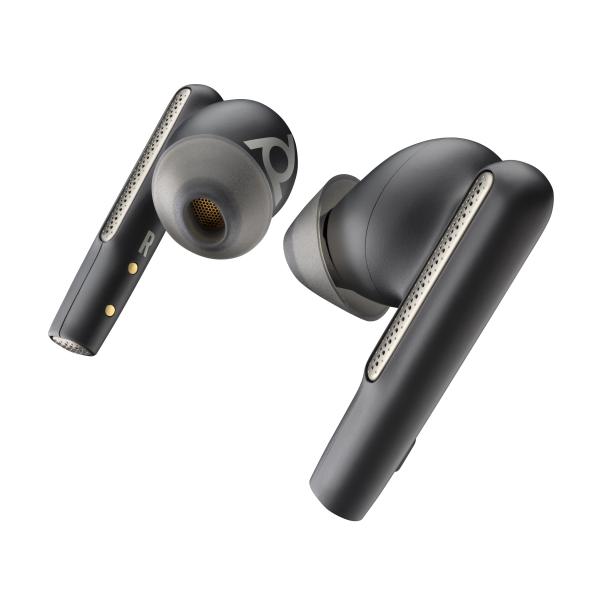 Poly Voyager Free 60 UC M Carbon Black Earbuds +BT700 USB-C Adapter +Basic Charge Case