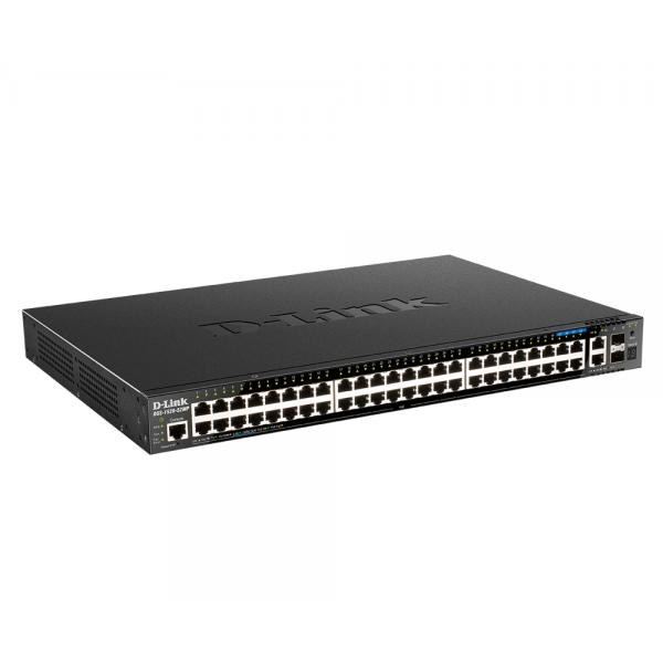 D-Link DGS-1520-52MP Gestito L3 Gigabit Ethernet (10/100/1000) Supporto Power over Ethernet (PoE) 1U Nero