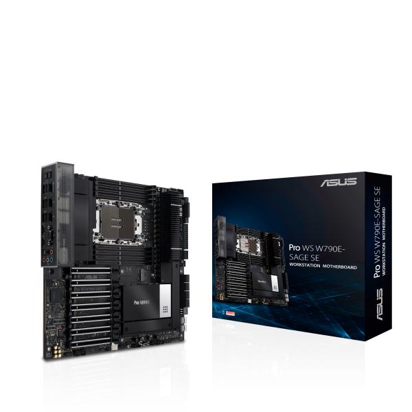 ASUS PRO WS W790E-SAGE SE SCHEDA MADRE INTEL W790, LGA 4677, MATX, DDR5, PCIE 5.0, 3 SLOT M.2, WIFI 6E, USB 3.2 GEN 2, TYPE-C