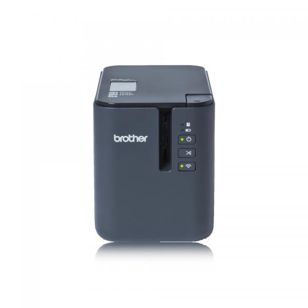 Brother PTP900Wc stampante per etichette [CD] Trasferimento termico 360 x 360 DPI 60 mm/s Con cavo e senza cavo TZe Wi-Fi (PTP900Wc PC Connectable Label Printer)