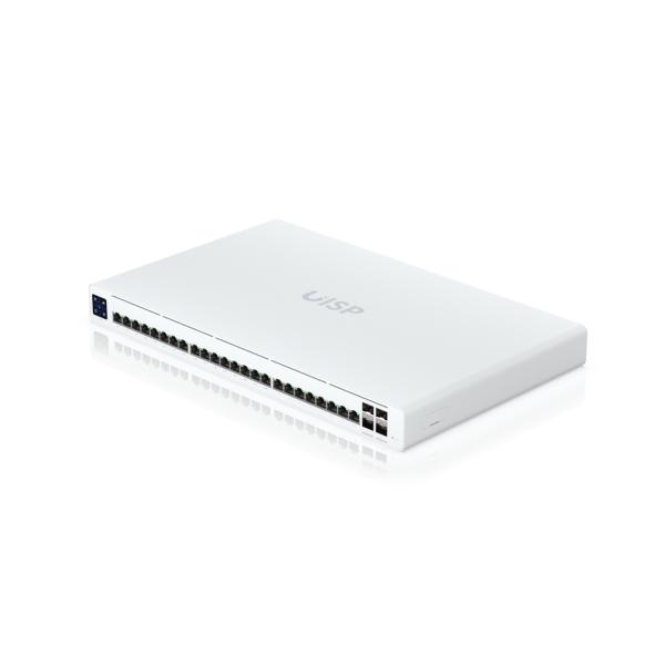 Ubiquiti UISP -S-PRO-EU switch di rete Gestito L2 Gigabit Ethernet [10/100/1000] Supporto Power over Ethernet [PoE] Bianco (UISP Switch Pro, 24-Port PoE - Gigabit Switch with SFP+ - Warranty: 24M)