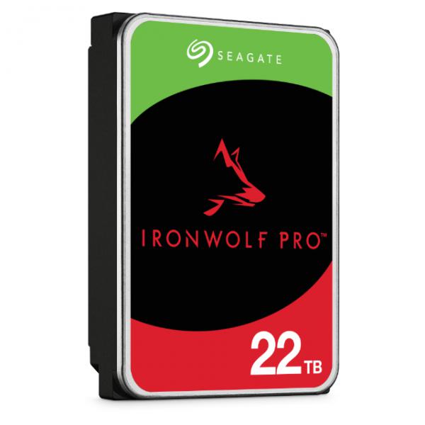 Seagate IronWolf Pro ST22000NT001 disco rigido interno 3.5 22 TB Serial ATA III (Seagate IronWolf Pro ST22000NT001 - Hard drive - 22 TB - internal - 3.5 - SATA 6Gb/s - 7200 rpm - buffer: 512 MB - with 3 years Seagate Rescue Data Recovery)