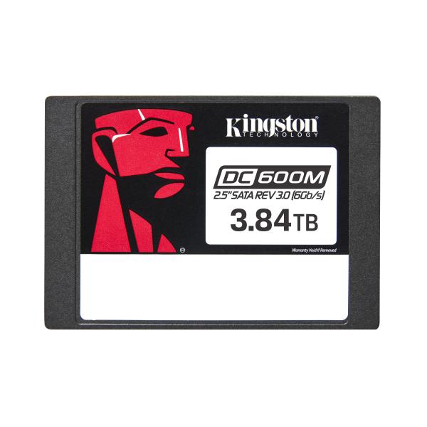 Kingston Technology Drive SSD SATA di classe enterprise DC600M [impiego misto] 2,5 3840G (Kingston DC600M - SSD - Mixed Use - 3.84 TB - interno - 2.5 - SATA 6Gb/s)