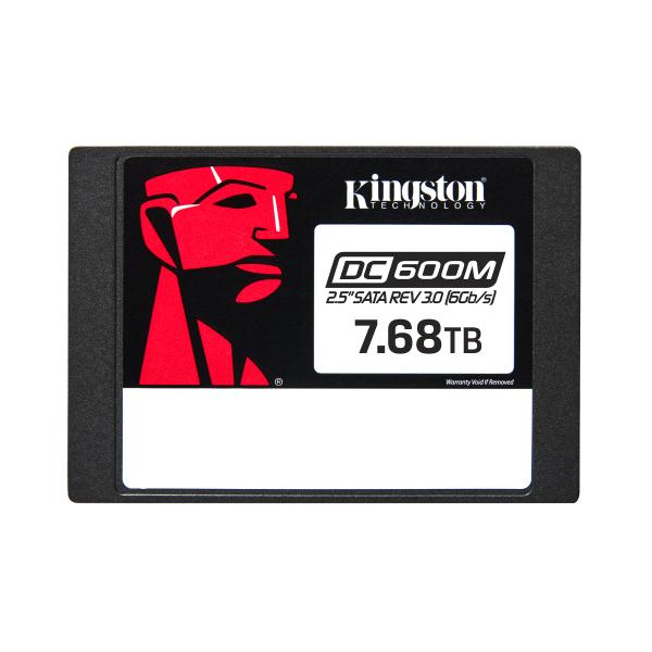 Kingston Technology Drive SSD SATA di classe enterprise DC600M [impiego misto] 2,5 7680G (Kingston DC600M - SSD - Mixed Use - 7.68 TB - interno - 2.5 - SATA 6Gb/s)