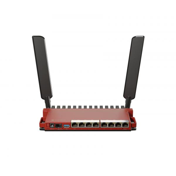 Mikrotik L009uigS-2haxD-In Router Wireless Gigabit Ethernet Banda Singola (2.4 Ghz) Rosso