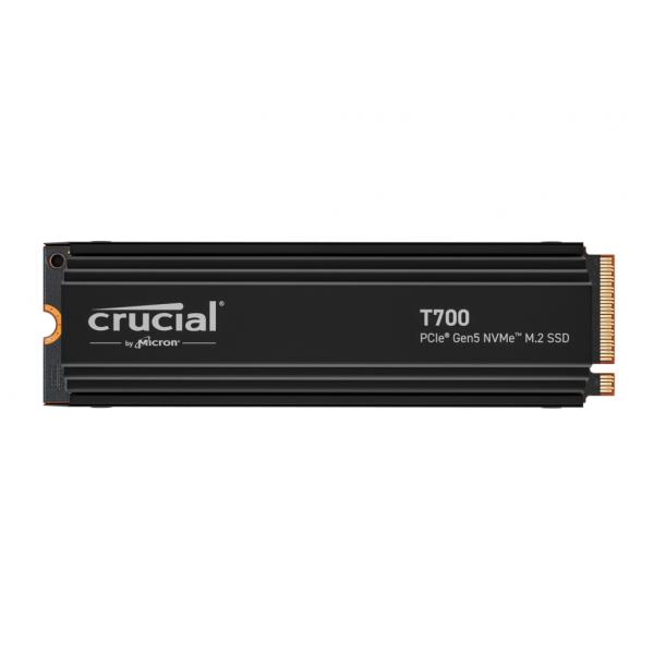 Crucial T700 M.2 1 TB PCI Express 5.0 NVMe (Crucial T700 - SSD - encrypted - 1 TB - internal - PCI Express 5.0 [NVMe] - TCG Opal Encryption 2.01)
