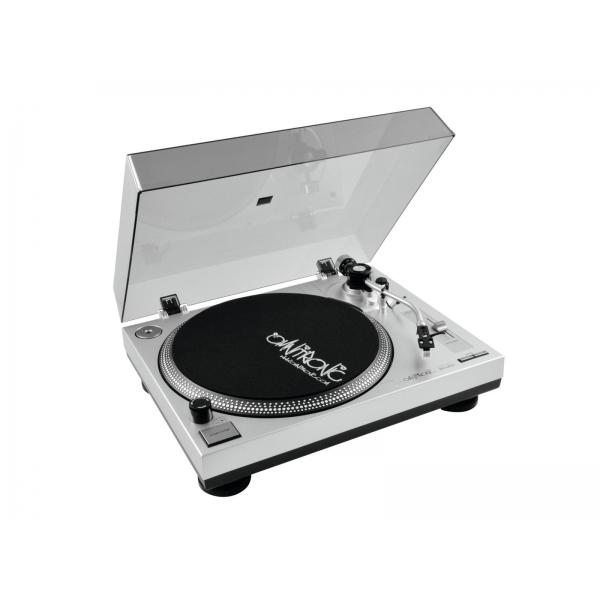Omnitronic BD-1350 Belt-drive DJ turntable Argento