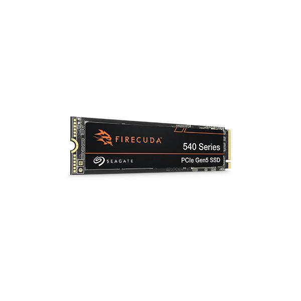 Seagate FireCuda 540 M.2 1 TB PCI Express 5.0 3D TLC NVMe (Seagate FireCuda 540 ZP1000GM3A004 - SSD - encrypted - 1 TB - internal - M.2 2280 [double-sided] - PCI Express 5.0 x4 [NVMe] - Self-Encrypting Drive [SED], TCG Opal Encryption 2.01 - with 3 years Seagate Rescue Data Recovery)