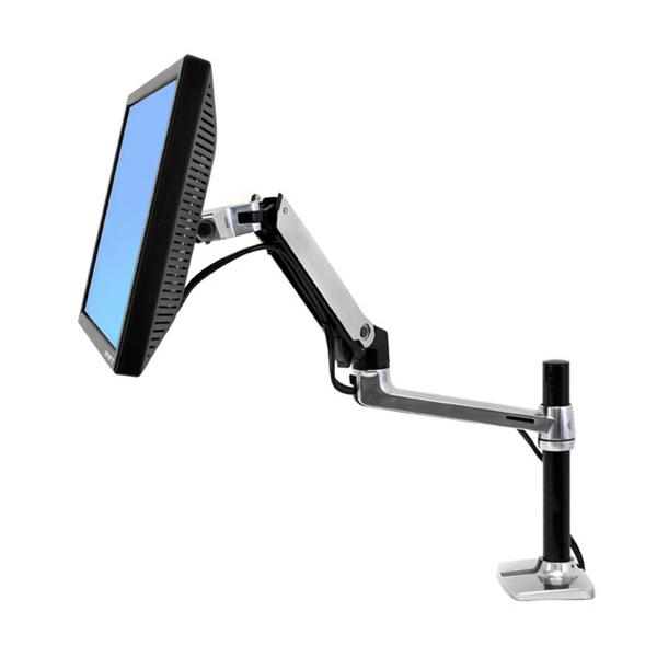 Ergotron LX Series Desk Mount LCD Arm, Tall Pole 86,4 cm [34] Nero Scrivania (LX DESK MOUNT LCD ARM TALL POLE - 32IN 2.3-11.3KG LIFT33 MIS-D 10Y)