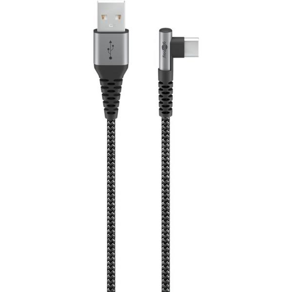 Goobay Usb Tipo C - Usb A (0.50 M, Usb 2.0, 15 W), Cavo Usb - Immagine 2