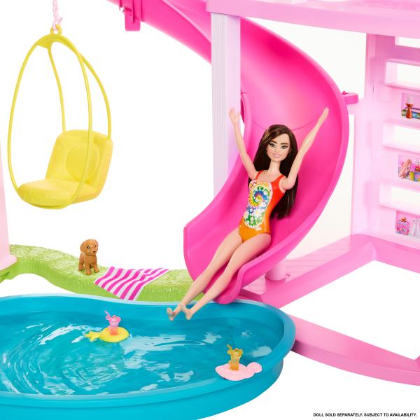 Barbie - Barbie Dreamhouse Box - Fashion Doll - 3 Anni E Oltre - Barbie - Hmx10 - Barbie Fashion Doll