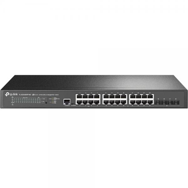 TP-Link TL-SG3428XPP-M2 switch di rete Gestito L2+ 2.5G Ethernet (100/1000/2500) Supporto Power over Ethernet (PoE) 1U Nero