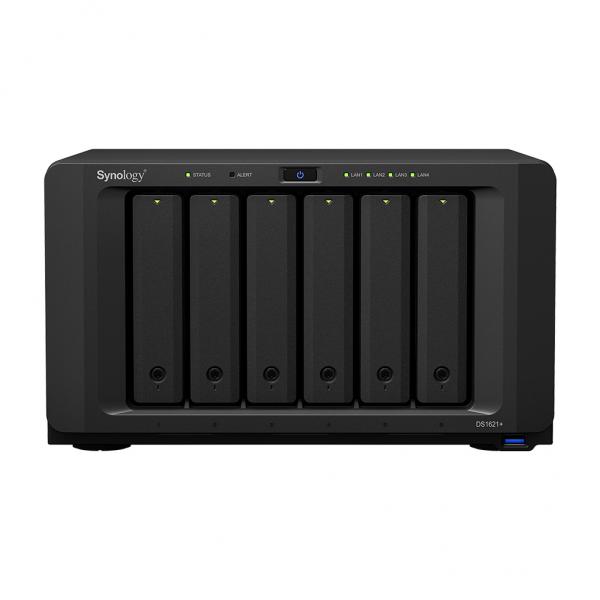 Synology DiskStation DS1621+ NAS Desktop Collegamento ethernet LAN Nero V1500B (Synology Diskstation DS1621+ 36TB [Synology HAT3300] 6 bay - Data management and protection [3Years warranty])