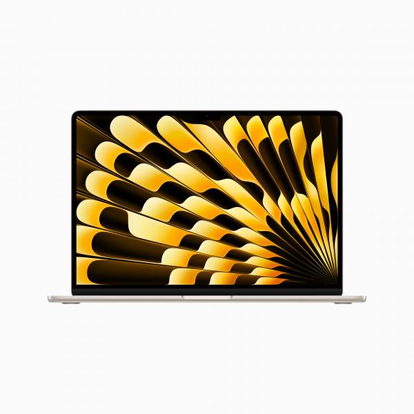 Apple MacBook Air Computer portatile 38,9 cm [15.3] Apple M M2 8 GB 256 GB SSD Wi-Fi 6 [802.11ax] macOS Ventura Beige (MacBook Air 15inch - M2 8-core CPU and 10-core GPU - 8GB RAM - 256GB SSD - Starlight - Z18R) - Versione UK