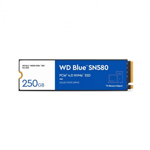 Western Digital Blue SN580 M.2 2 TB PCI Express 4.0 TLC NVMe (WD SSD M.2 [2280] 2TB Blue SN580 PCIe 4.0/NVMe [Di])