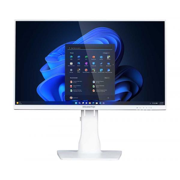 Bluechip Businessline Aio2312ct White Intel® Celeron® 60,5 Cm (23.8") 1920 X 1080 Pixel Touch Screen 8 Gb Lpddr5-Sdram 250 Gb Ssd Pc AlL-IN-One Windo
