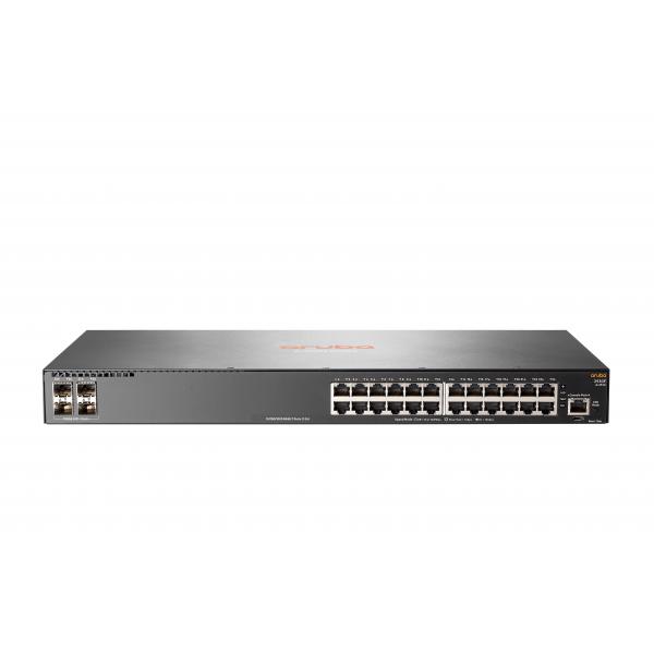 HPE Aruba 2930F 24G 4SFP+ Gestito L3 Gigabit Ethernet (10/100/1000) 1U