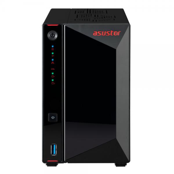Asustor AS5402T server NAS e di archiviazione Collegamento ethernet LAN Nero N5105