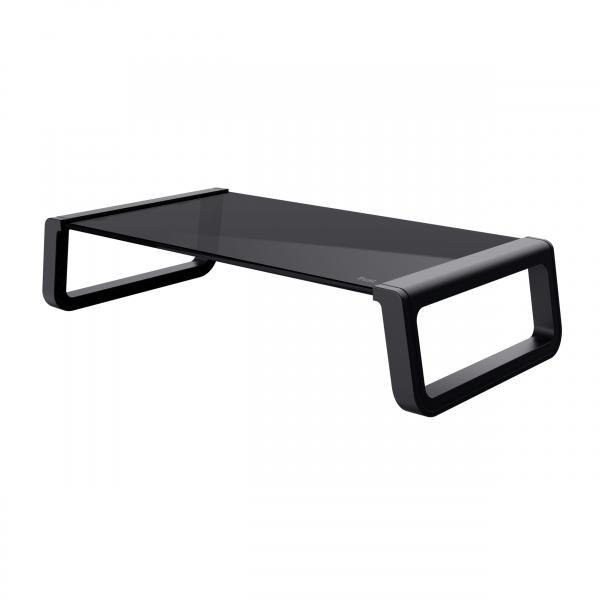 MONTA GLASS MONITOR STAND BLK