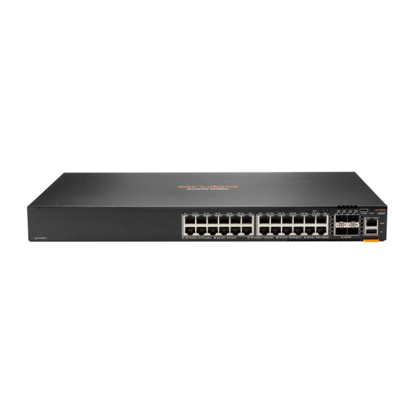 HPE Aruba 6200F 24G Class4 PoE 4SFP+ 370W Gestito L3 Gigabit Ethernet [10/100/1000] Supporto Power over Ethernet [PoE] 1U (Aruba 6200F 24G CL4 PoE 4SFP+ Switch)