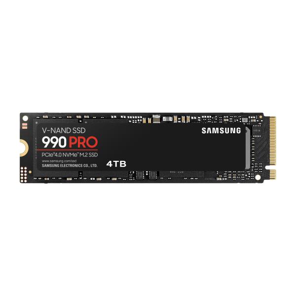 SAMSUNG SSD 990 PRO 4.000GB M.2 PCIE 4.0 X4 NVMe 2.0 LETTURA 7450 MB/s SCRITTURA 6900 MB/s