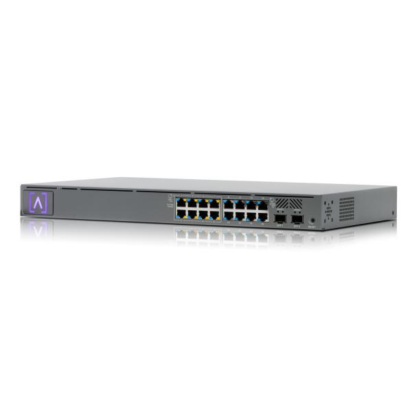 Alta Labs S16-POE switch di rete Gestito Gigabit Ethernet [10/100/1000] Supporto Power over Ethernet [PoE] 1U Grigio (Alta Labs 16 Port PoE+ 120W Powered Network Switch - S16-POE)