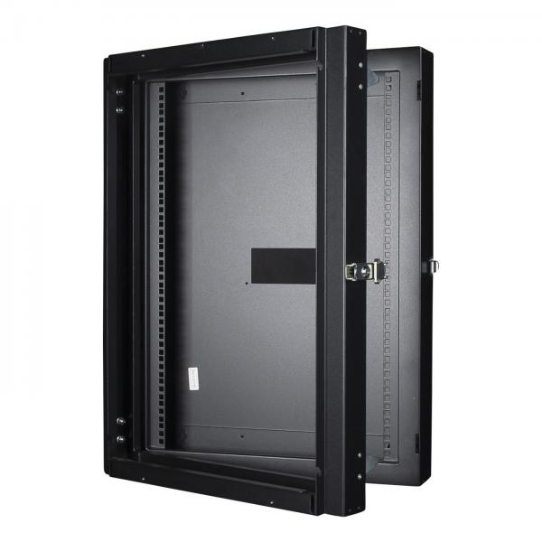 LOGON RWMD16UBL rack 16U Da parete Nero (19 16U Rack Cabinet Double - Section 600 x 150 x 809mm - - Black - Warranty: 60M)