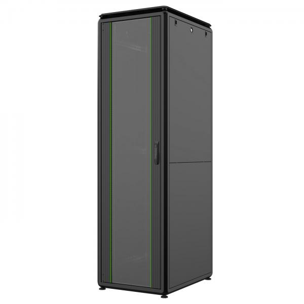 LOGON RDL42U68BL rack 42U Rack indipendenti Nero (19'' 42U Rack Cabinet 600 x - 800 x 2053mm Data Line - - Black - Warranty: 60M)