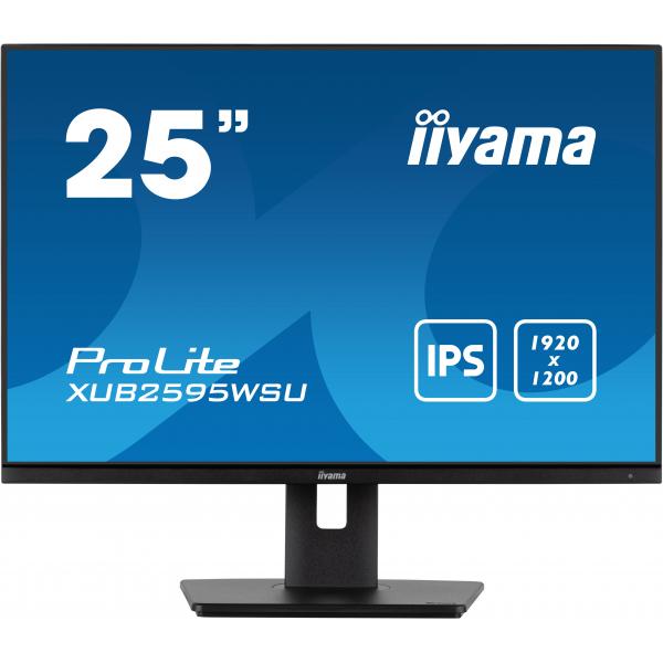 iiyama ProLite XUB2595WSU-B5 Monitor PC 63,5 cm (25") 1920 x 1200 Pixel WUXGA LED Nero