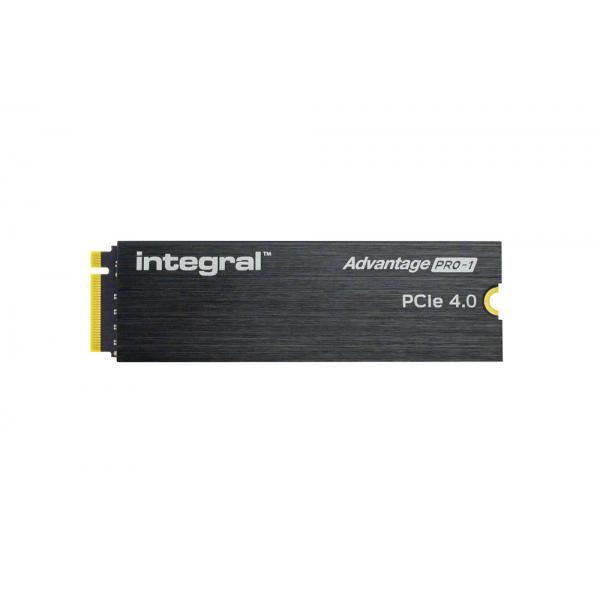 Integral Advantage Pro-1 w/ Heatsink M.2 4 TB PCI Express 4.0 NVMe (4TB - 4000GB SSD M.2 2280 NVME 1.4 PCIe Gen4 x4 R-7400MB/s W-6700MB/s IOPS R-950K W-950K TLC TBW 2000 WITH HEATSINK ADVANTAGE PRO-1 INTEGRAL)