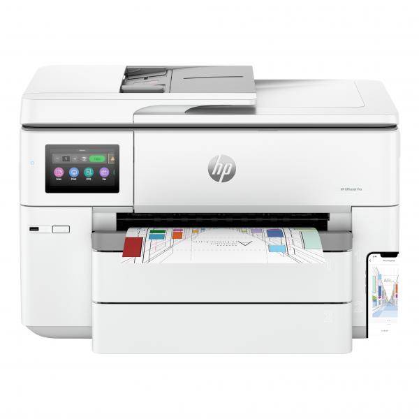 HP MULTIF. INK A3 COLORE, OFFICEJET PRO 9730E, 22 PPM, ADF F/R SINGOLO PASSAGGIO, FRONTE / RETRO, 2 CASSETTI 250 FF, USB/LAN/WIFI, 3 IN 1