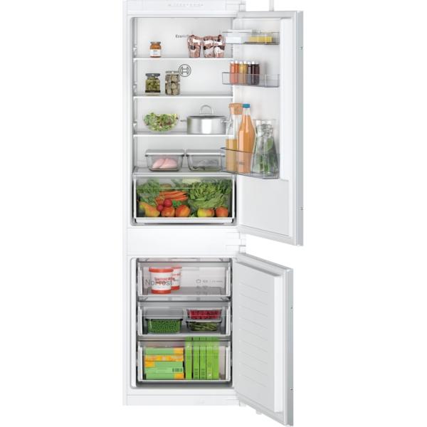 BoschBosch Serie 2 KIN86NSE0 frigorifero con congelatore Da incasso 260 L E Bianco4242005433056