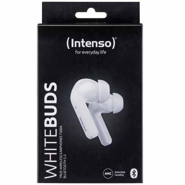 INTENSO AURICOLARI IN EAR BLUETOOTH, ANC, BIANCO