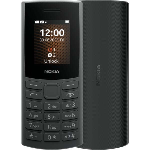 Cellulare Nokia 105 2023 4g Dual Sim 1.8" Charcoal Italia