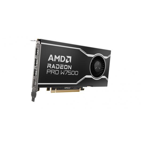 AMD RADEON PRO W7500 8GB GDDR6 INTERFACCIA PCI EXPRESS 4.0 x8 RAFFREDDAMENTO ATTIVO