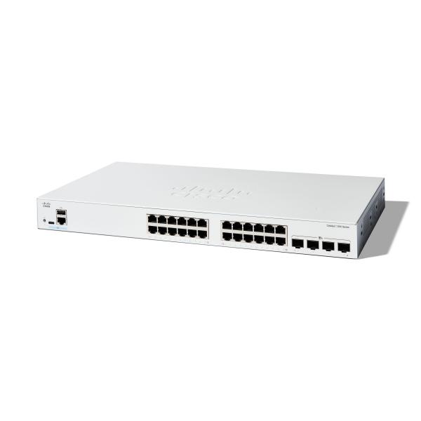 Cisco C1300-24T-4X switch di rete Gestito L2/L3 Gigabit Ethernet (10/100/1000) Bianco