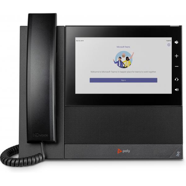 POLY Telefono multimediale aziendale CCX 600 per Microsoft Teams e abilitato per PoE (POLY CCX 600 BMP MS POE-E - )