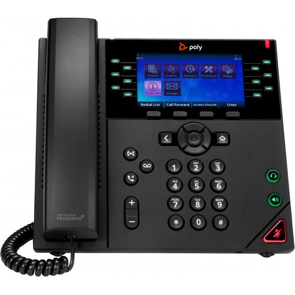 POLY Telefono IP OBi VVX 450 a 12 linee abilitato per PoE (VVX 450 DESKTOP PHONE OBI POE - OBI EDITION VVX 450 12-LINE BP)