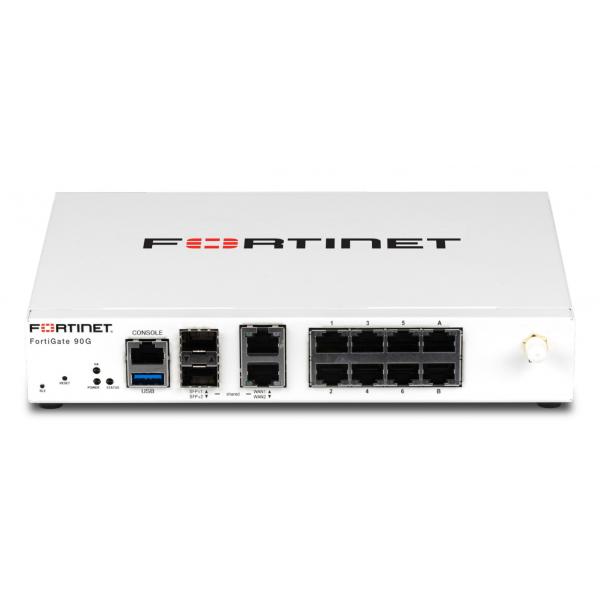 FORTIGATE-90G FIREWALL HARDWARE PIU 1 ANNO DI SERVIZI FORTICARE PREMIUM E FORTIGUARD UTP