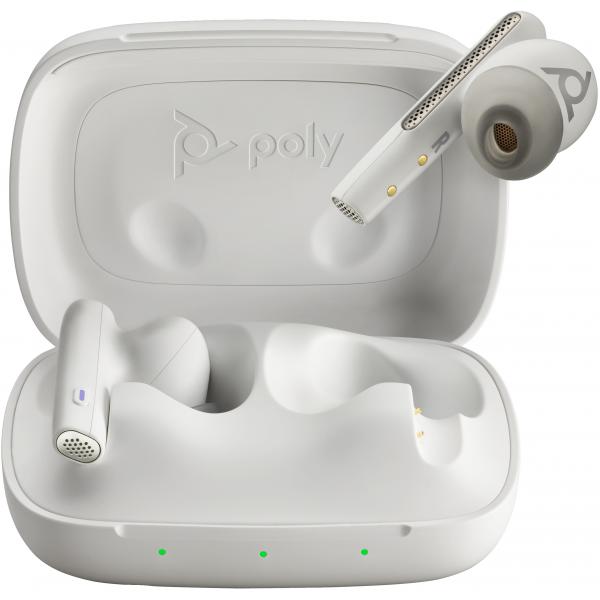 POLY Voyager Free 60 UC M Auricolare Wireless In-ear Musica e Chiamate USB tipo A Bluetooth Bianco
