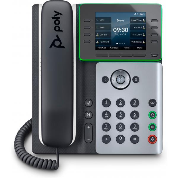 POLY Telefono IP Edge E350 abilitato per PoE (EDGE E400 IP PHONE - )