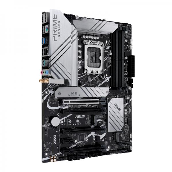 ASUS PRIME Z790-P WIFI Intel Z790 LGA 1700 ATX (ASUS Prime Z790-P WIFI - Motherboard - ATX - LGA1700 Socket - Z790 Chipset - USB 3.2 Gen 1, USB 3.2 Gen 2, USB-C 3.2 Gen2, USB-C 3.2 Gen 2x2 - 2.5 Gigabit LAN, Wi-Fi 6, Bluetooth - onboard graphics [CPU required] - HD Audio [8-channel])