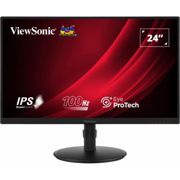 Viewsonic Display VG2408A Monitor PC 61 cm [24] 1920 x 1080 Pixel Full HD LED Nero (24 FHD SuperClear IPS LED Monitor with)